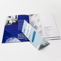 Produktblätter, Flyer und Folder in der Druckerei Frankfurt.