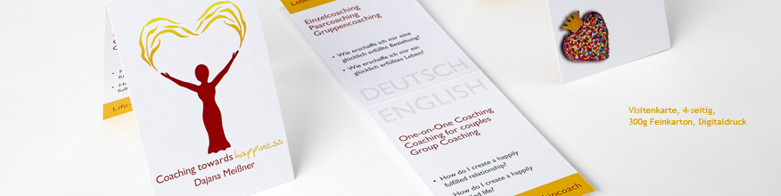 Visitenkarten, 4-seitig, Digitaldruck