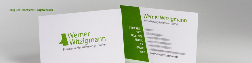 Visitenkarten auf Gmund Bee!, 300g