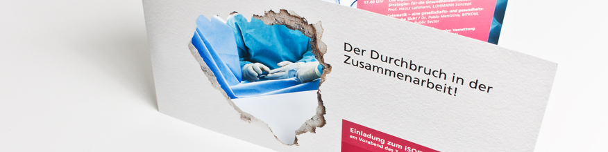 DIN lang Klappkarte mit filigraner Laserstanzung