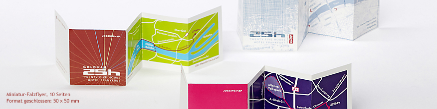 Mini-Leporellos, ca. 50 x 50 mm im geschlossenen Format