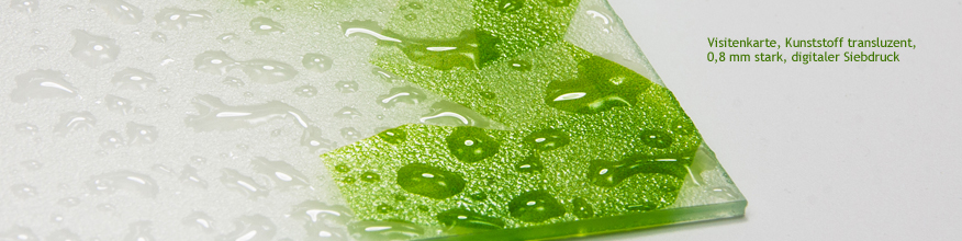 0,8 mm Kunststoff - mit digitalem Siebdruck wasser- und kratzfest