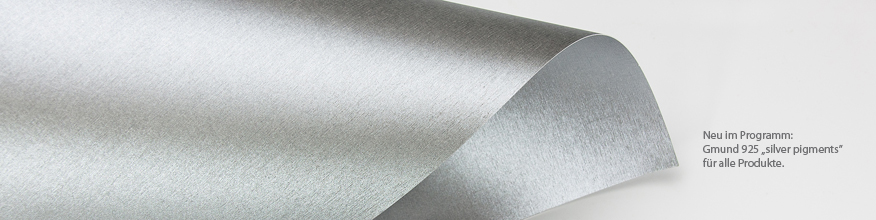Gmund 925 Silver pigments im Digitaldruck bedrucken