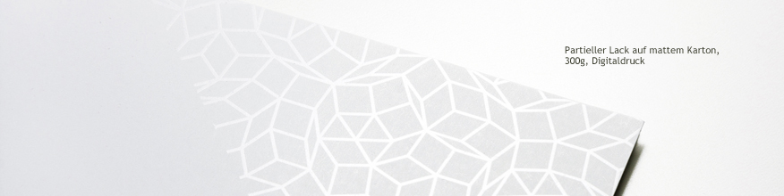 Partieller Mattlack, Digitaldruck