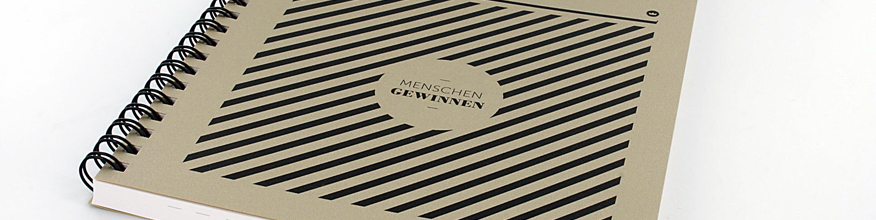 Booklet DIN A5, Wire-O-Bindung schwarz, Digitaldruck