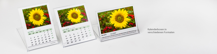 CD- Kalender in Acrylbox