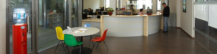 Empfang, printweb.de und Colour Connection