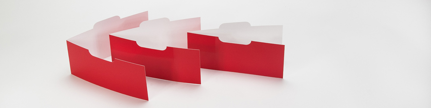 Klappkarte mit ausgestanztem Oval