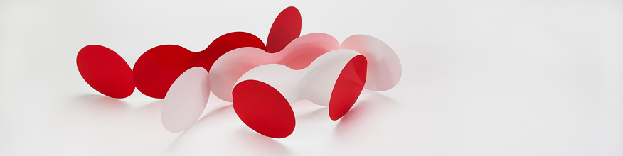 4-seitige Klappkarte, Doppelkreis