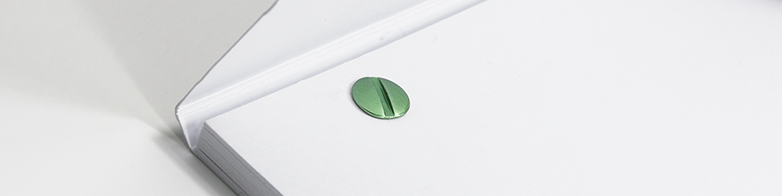 Halbverdeckte Buchschraubenbindung