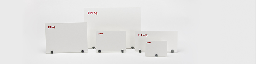 Gr&ouml;&szlig;envergleich Tischdisplays