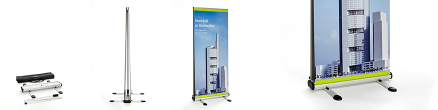 RollUp f&uuml;r Outdooreinsatz, doppelseitig