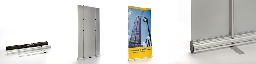 RollUp Giant, XXL-Ma&szlig;e, 150 x 300 cm, h&ouml;henverstellbar