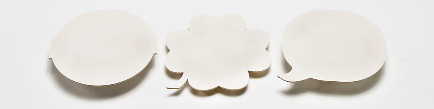 Kreative Formen, w&auml;hlen Sie unter 6 Motiven f&uuml;r Ihre Bierdeckel