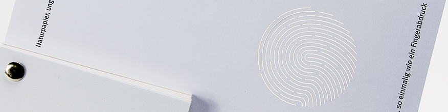 Digitale Laserstanzung im Musterf&auml;cher