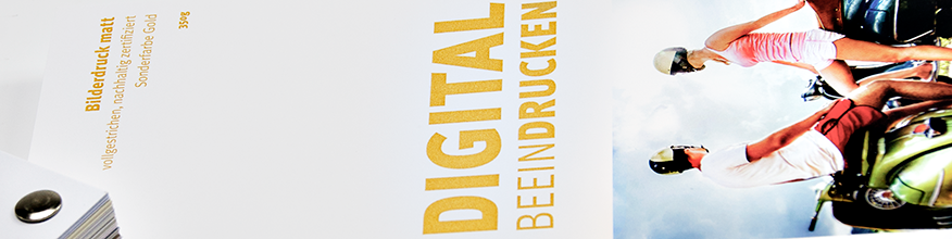 Sonderfarbe Gold im Papierf&auml;cher