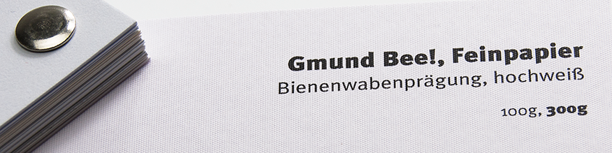 Gmund Bee! in 300, auch im Papierf&auml;cher enthalten