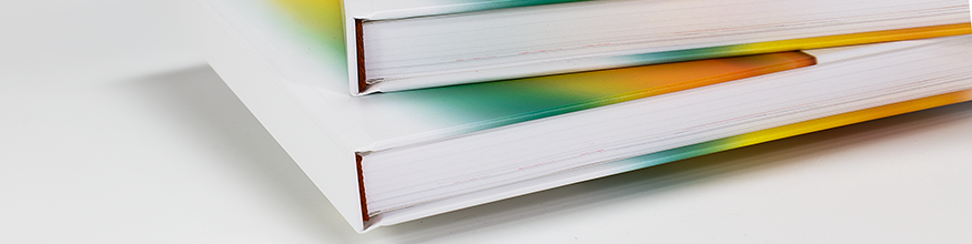 Hardcover mit farbigem Einband, Digitaldruck