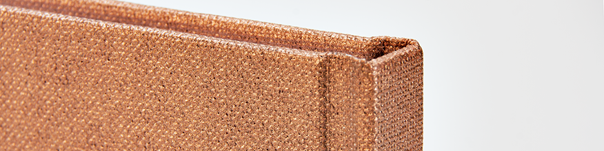 Hardcover mit Metallicbezug