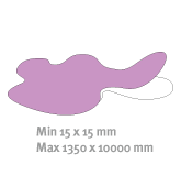 PVC-Aufkleber wei&szlig; gl&auml;nzend opak