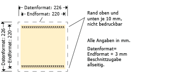 Quadratische Briefumschl&auml;ge haftklebend &raquo; printweb.de Produktskizze
