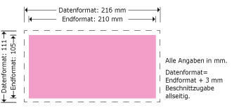 F&auml;lzelbindung DIN lang hoch/quer Produktskizze