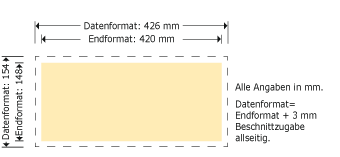 Flyer 1/2 DIN A3 Produktskizze