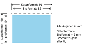 Notizblock Visitenkarte Produktskizze
