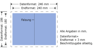 DVD-Booklet, gefalzt, 4-seitig Produktskizze