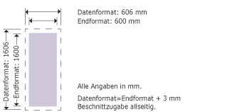 X-Banner Produktskizze