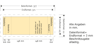 Tischaufsteller DIN A6 hoch Produktskizze