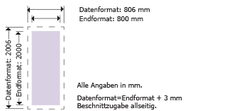 X-Banner L Produktskizze