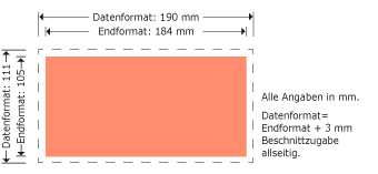 KalenderBox Panorama-Format Produktskizze