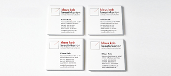 Visitenkarten, quadratisch, 1-seitig Detailansicht