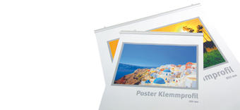 Poster Klemmprofil Detailansicht
