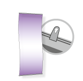 Stoffbanner, transluzent