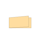 Klappkarten,  210 x 105 mm