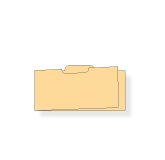 Klappkarten,  DIN lang „Reiter”