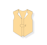 Klappkarten, DIN lang „Weste”