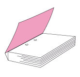 DIN A4 hoch mit Buchschrauben