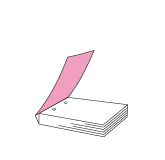 DIN A6 quer mit Buchschrauben