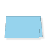 Visitenkarten, 4-seitig, Breitfalz