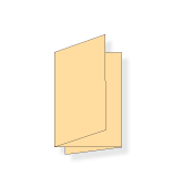 DIN A6 hoch, Zickzackfalz, 6-seitig