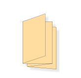 DIN A6 hoch, Zickzackfalz, 8-seitig