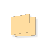 DIN A6 quer, Zickzackfalz, 6 Seiten