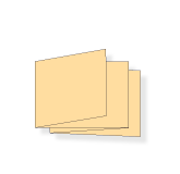 DIN A6 quer, Zickzackfalz, 8 Seiten