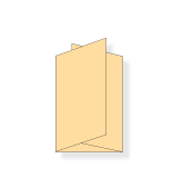DIN A5 hoch, Wickelfalz, 6-seitig