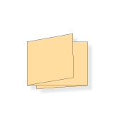 DIN A5 quer, Zickzackfalz, 6-seitig