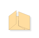 DIN A5 quer, Wickelfalz, 8-seitig