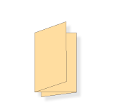 DIN A4 hoch, Zickzackfalz, 6-seitig